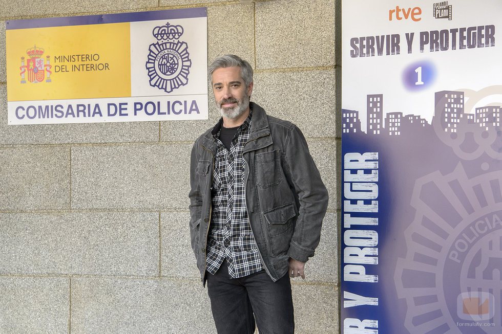 Adrià Collado en la presentación de la segunda temporada de 'Servir y proteger'