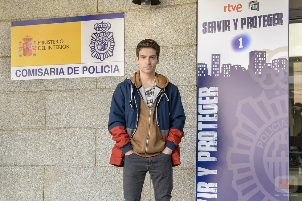 Albert Baró en la presentación de la segunda temporada de 'Servir y proteger'