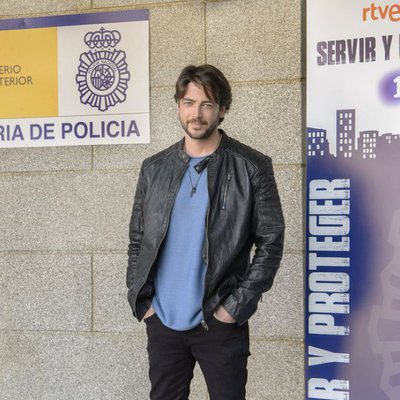 Ángel de Miguel en la presentación de la segunda temporada de 'Servir y proteger'