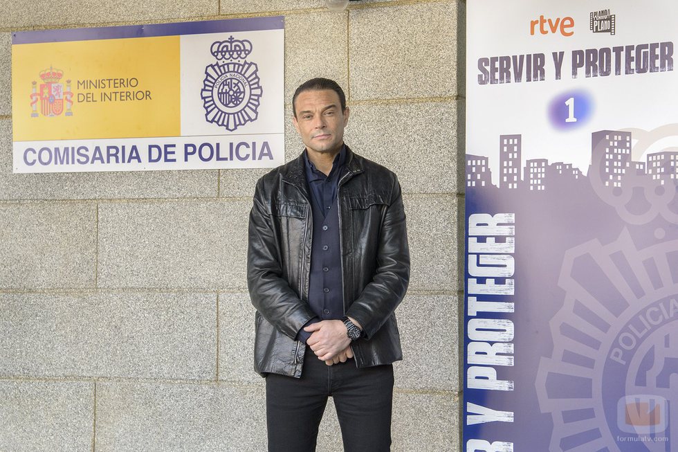 Paco Manzanedo en la presentación de la segunda temporada de 'Servir y proteger'