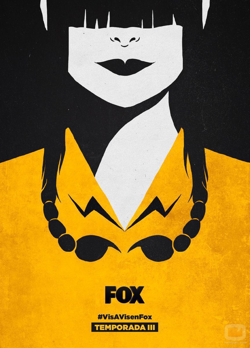 Póster de Zulema para la tercera temporada de 'Vis a vis'