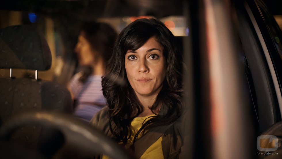 Sandra conduce su coche en 'Mira lo que has hecho'