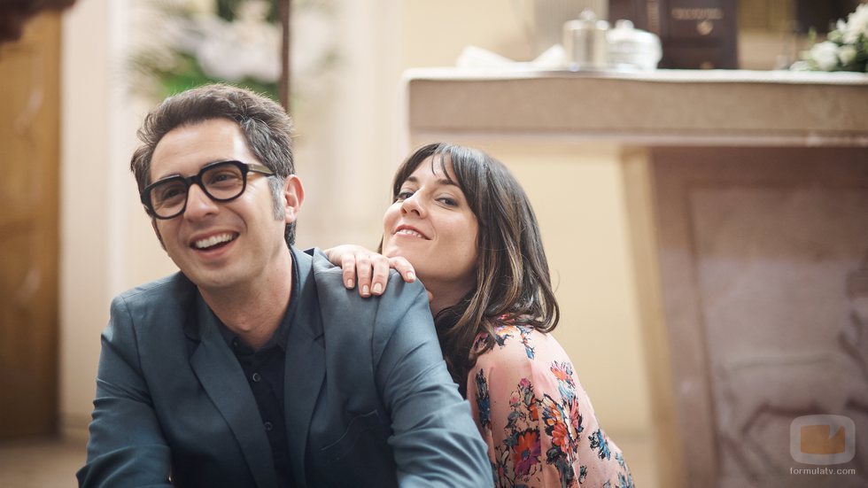 Berto y Sandra sonríen en uno de los capítulos de 'Mira lo que has hecho'