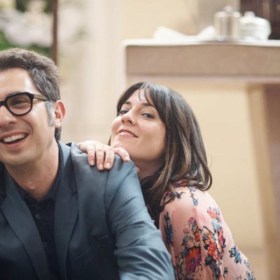 Berto y Sandra sonríen en uno de los capítulos de 'Mira lo que has hecho'