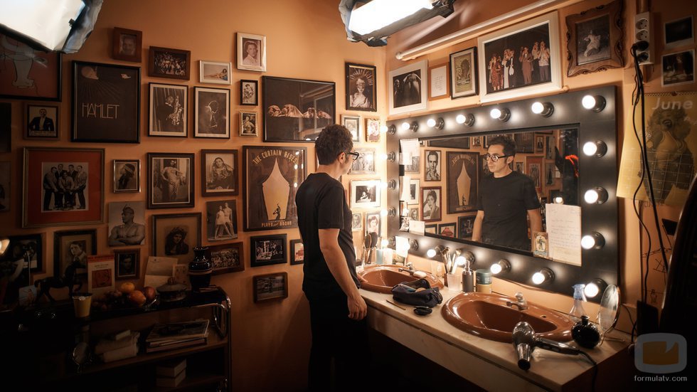 Berto, antes de salir a escena en 'Mira lo que has hecho'