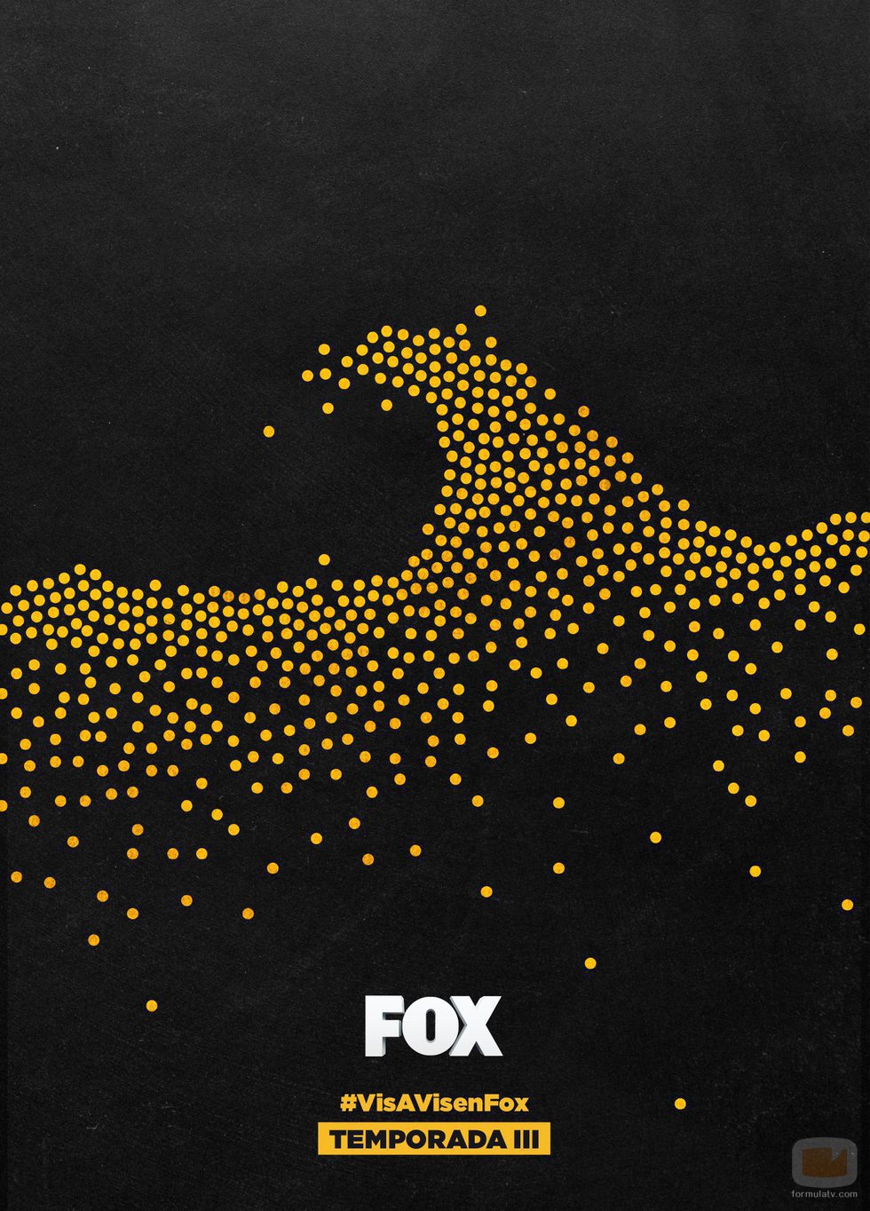 Póster de la marea amarilla para la tercera temporada de 'Vis a vis'