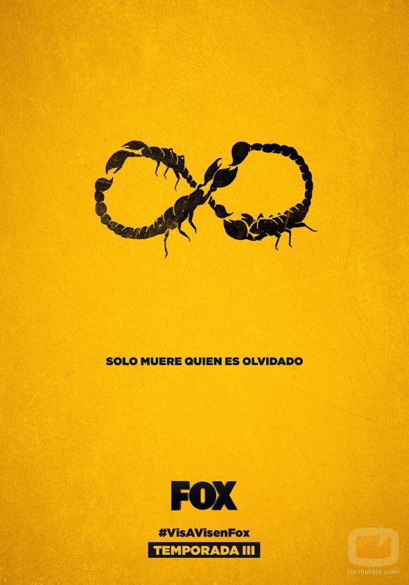 Póster de la tercera temporada de 'Vis a vis'