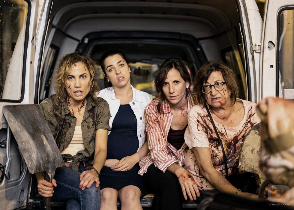 Toni Acosta, Malena Alterio, Nuria Herrero y Mamen Garci?a en 'Señoras del (h)AMPA'