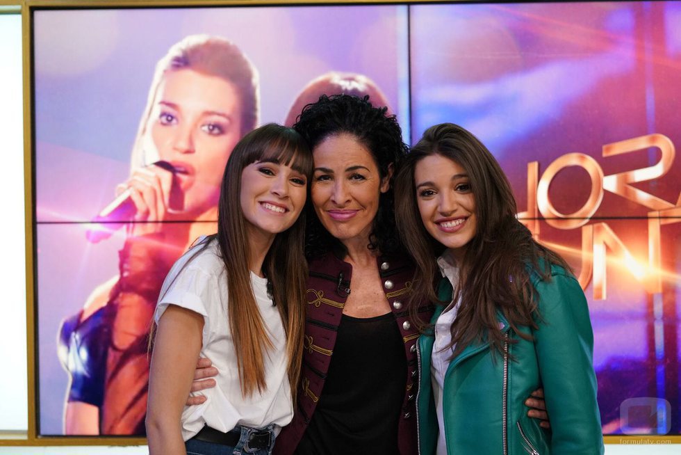Aitana, Nina y Ana Guerra en 'Hora Punta'
