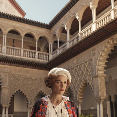 Patricia López Arnaiz posa durante el rodaje de 'La otra mirada'