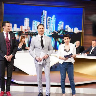 Javier Cárdenas, Alejandra Castelló y el Mag Lari en 'Hora punta'
