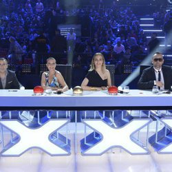 Los miembros del jurado de la tercera edición de 'Got Talent España' en la primera semifinal