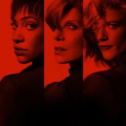 Cush Jumbo, Christine Baranski y Rose Leslie en la imagen promocional de la segunda temporada de 'The Good Fight'