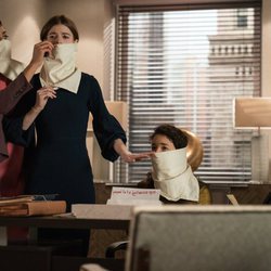 Cush Jumbo, Rose Leslie y Sarah Steele en 'The Good Fight'