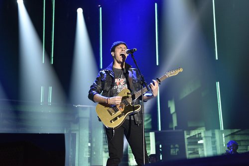 Alfred en el ensayo de la Gira de 'OT 2017'