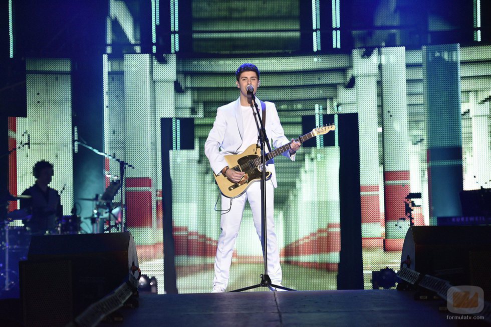 Alfred en el primer concierto en Barcelona de la Gira 'OT 2017'