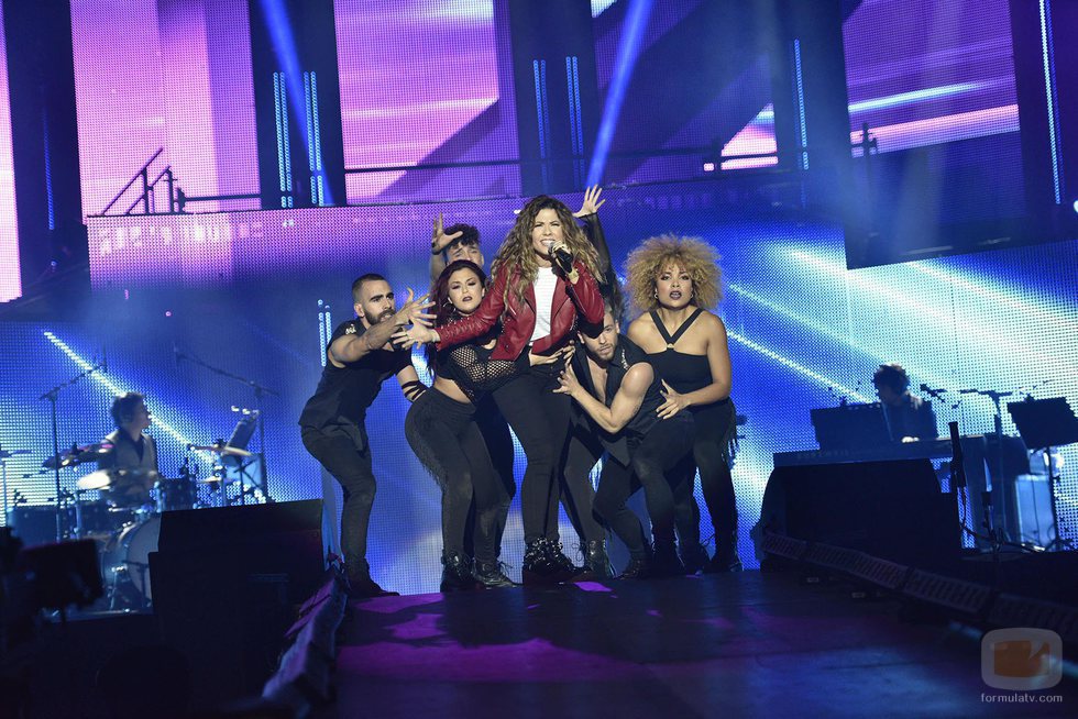 Miriam en el primer concierto de la Gira 'OT 2017'