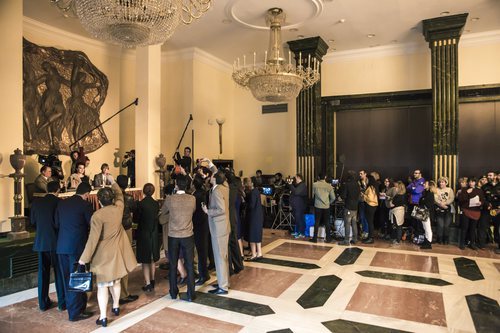 Rodaje de 'Arde Madrid' con Debie Mazar y Craig Stevenson