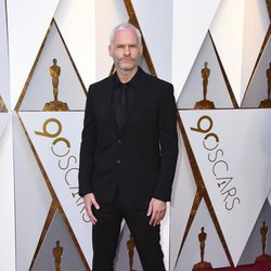 Martin McDonagh posa en la alfombra roja de los Oscar 2018