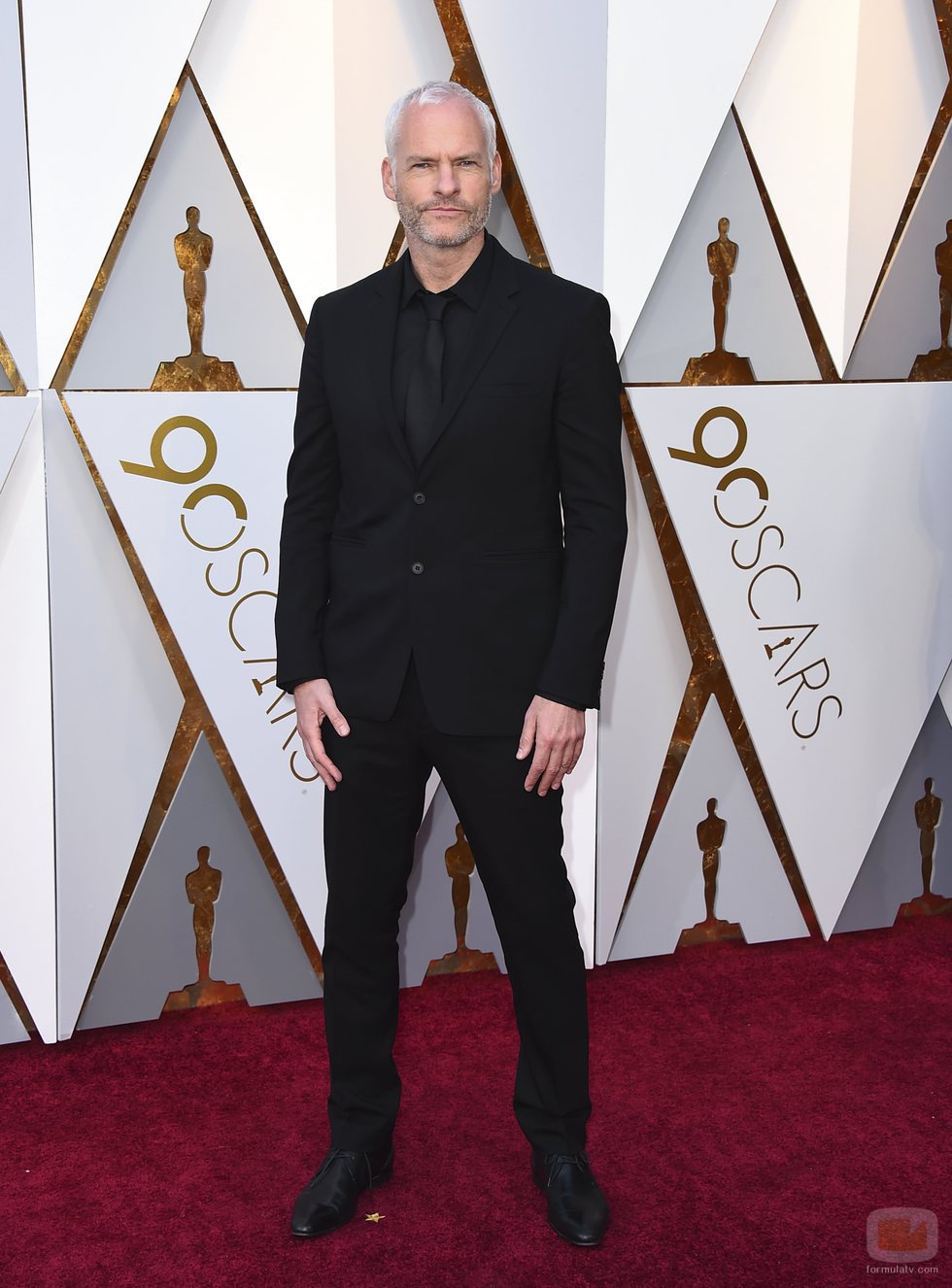 Martin McDonagh posa en la alfombra roja de los Oscar 2018