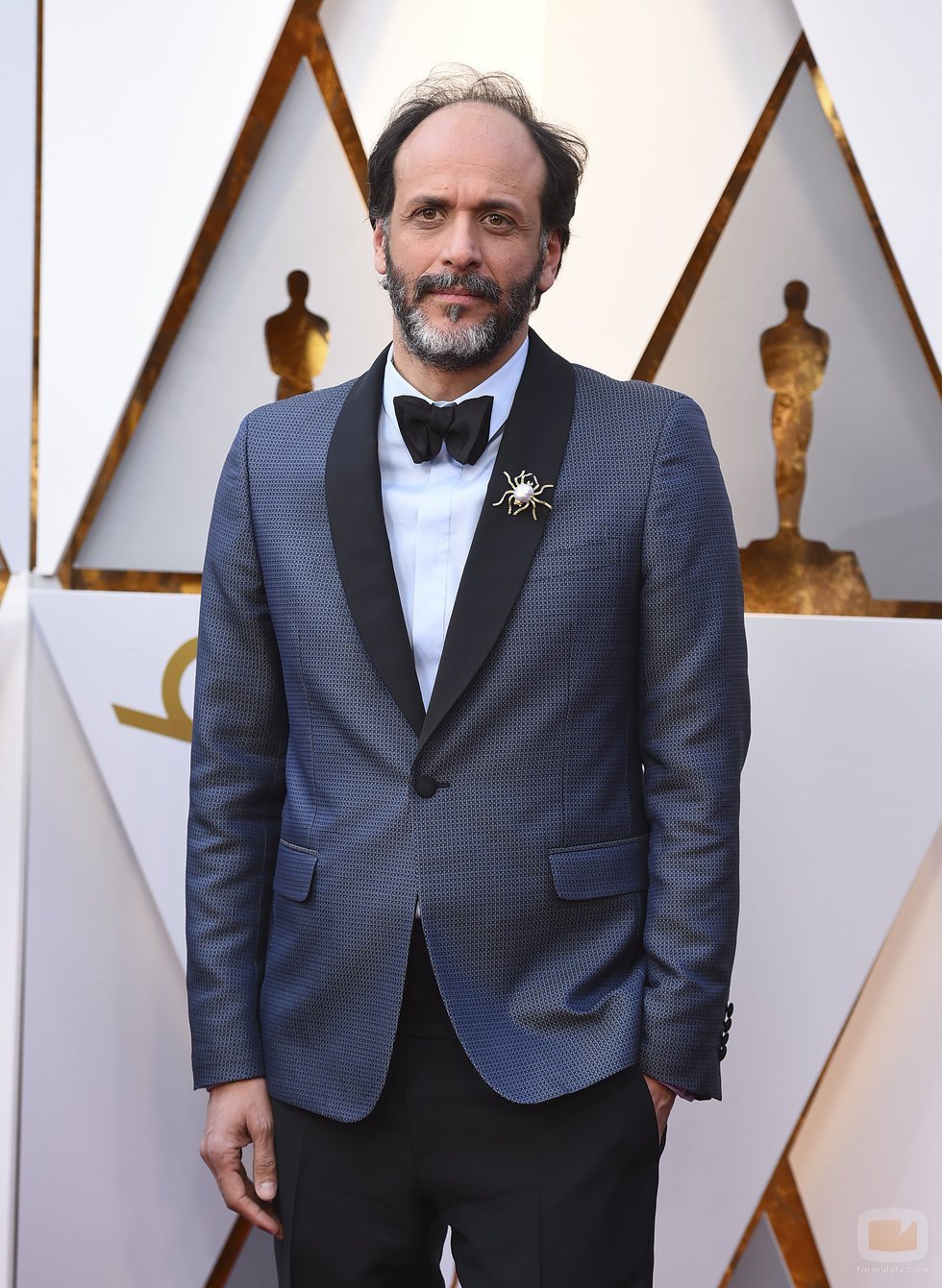 Luca Guadagnino posa en la alfombra roja de los Oscar 2018