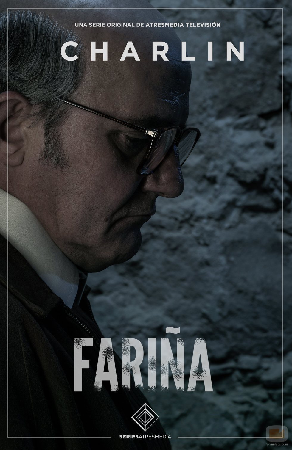 Póster de Charlín, uno de los personajes de 'Fariña'
