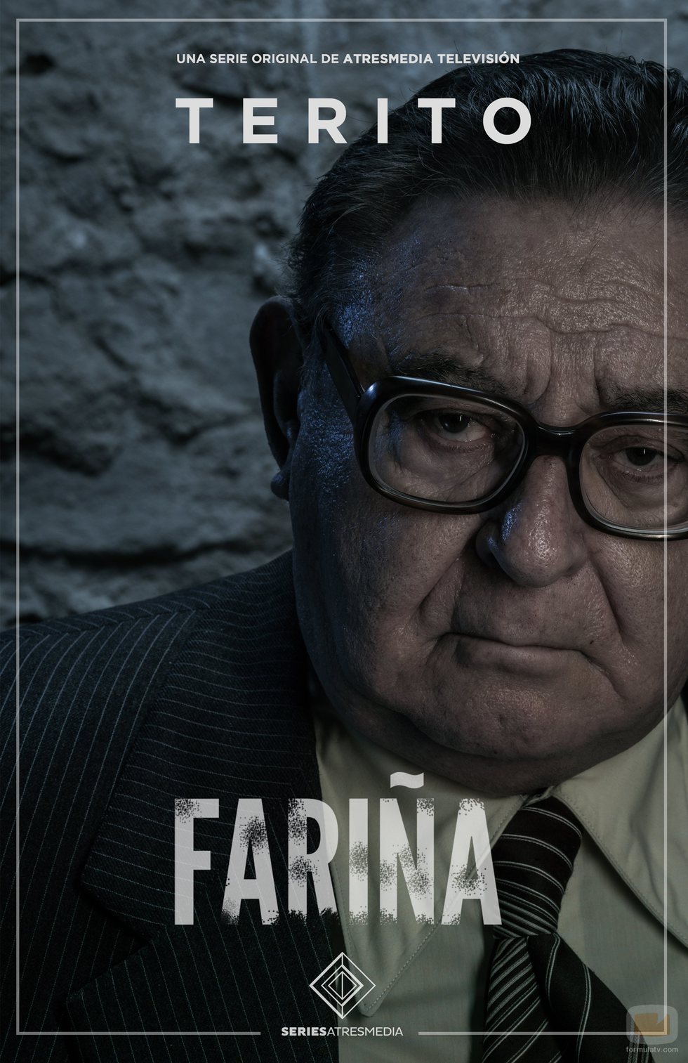 Póster del experimentado Terito en 'Fariña'