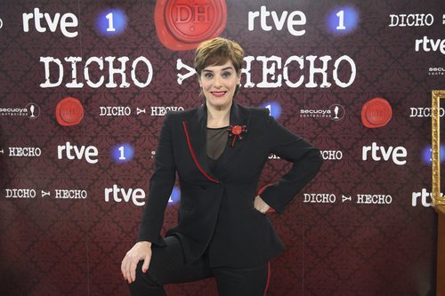Anabel Alonso en la presentación de 'Dicho y hecho'