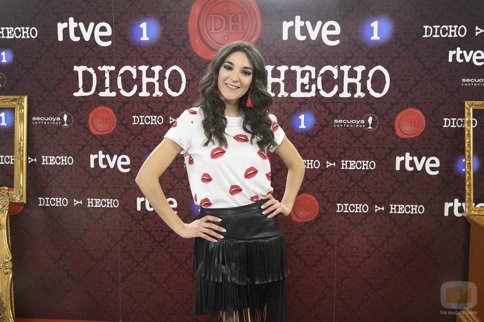 Leonor Lavado en la presentación de 'Dicho y hecho'