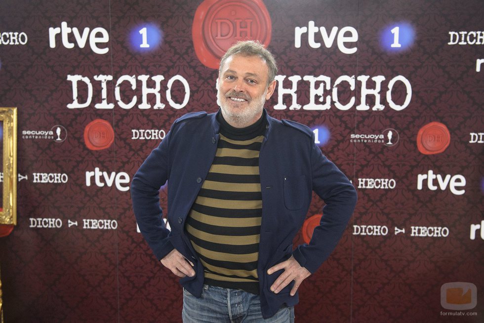 Pablo Carbonell en la presentación de 'Dicho y hecho'