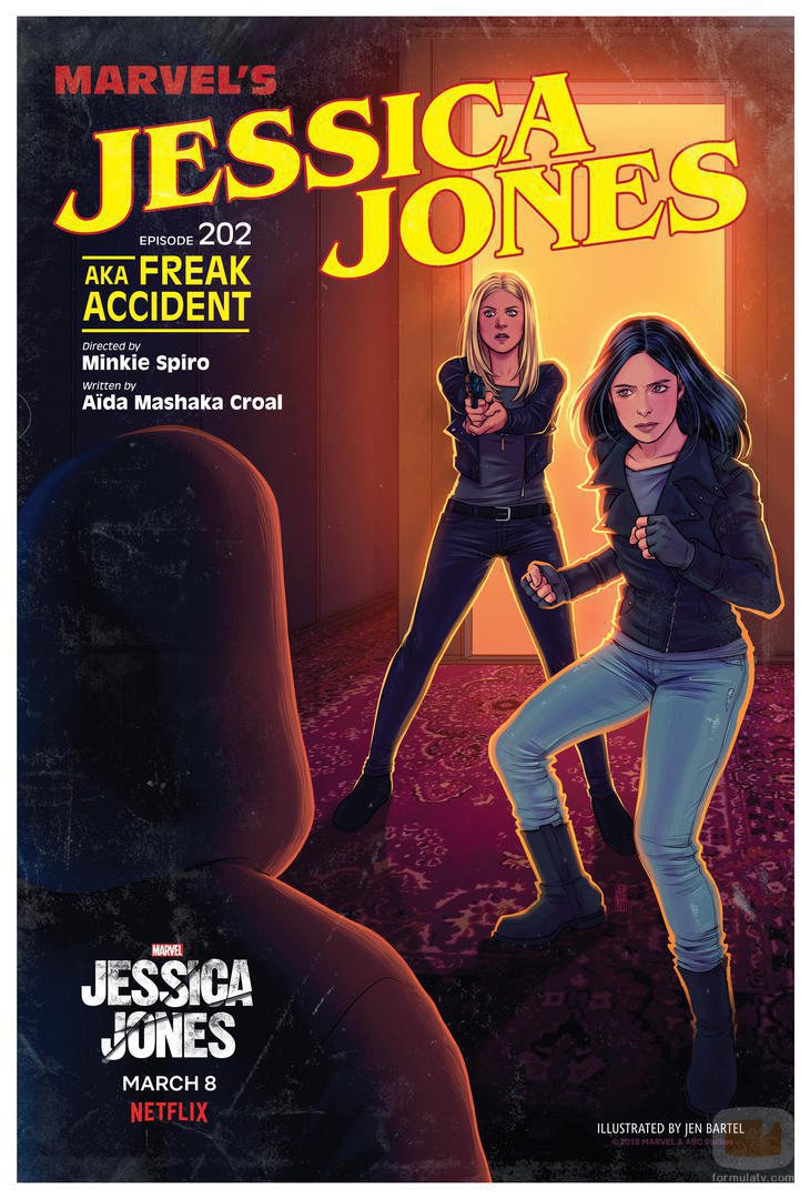 Capítulo 2 de la segunda temporada de 'Jessica Jones' como si fuera un cómic