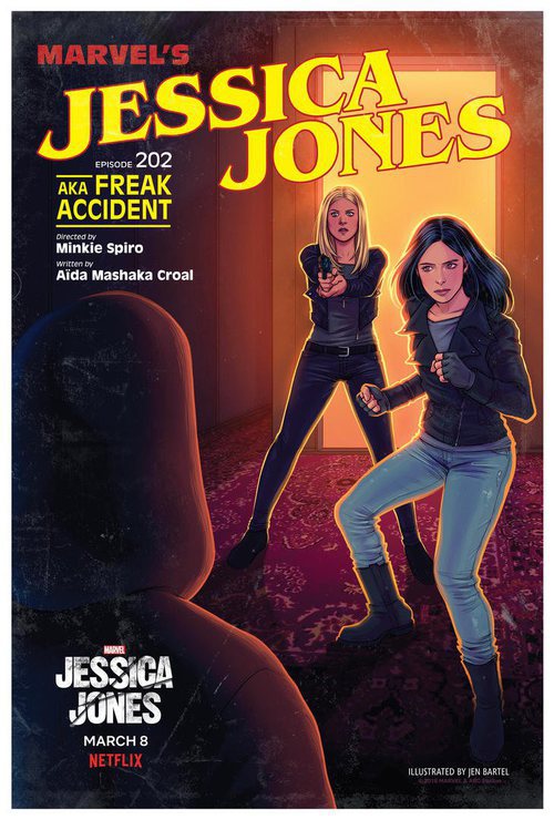 Capítulo 2 de la segunda temporada de 'Jessica Jones' como si fuera un cómic