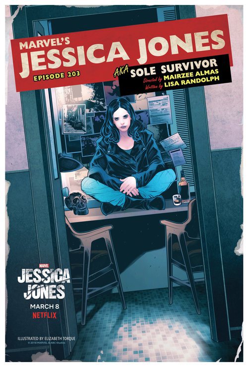 Capítulo 3 de la segunda temporada de 'Jessica Jones' como si fuera un cómic