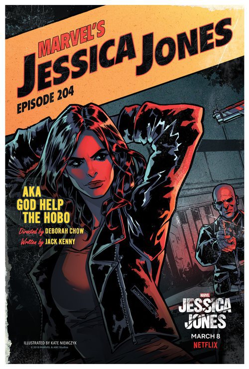 Capítulo 4 de la segunda temporada de 'Jessica Jones' como si fuera un cómic