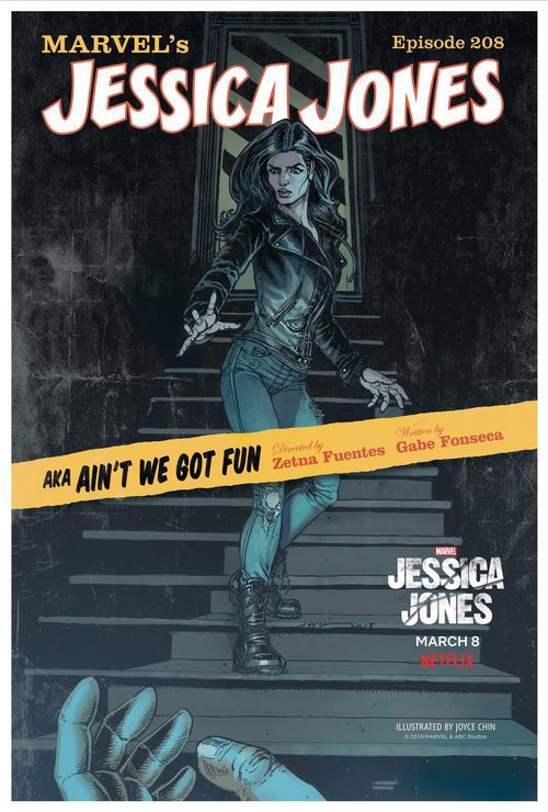 Capítulo 8 de la segunda temporada de 'Jessica Jones' como si fuera un cómic