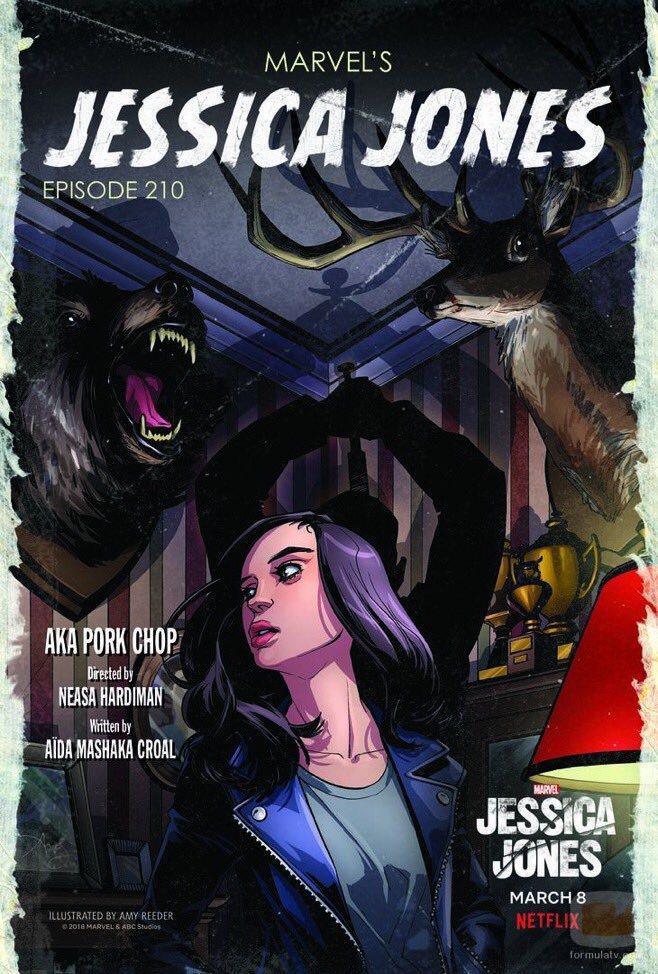 Capítulo 10 de la segunda temporada de 'Jessica Jones' como si fuera un cómic
