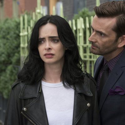 Jessica Jones y Kilgrave en la segunda temporada de 'Jessica Jones'