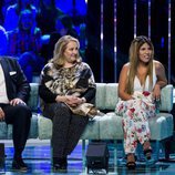 Algunos de los defensores de los concursantes de 'Supervivientes 2018' en la primera Gala