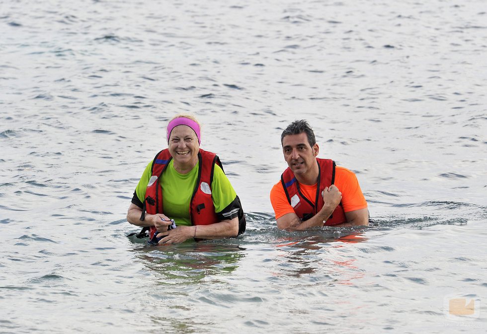 Mayte Zaldívar y Fernando Marcos llegan a la isla de 'Supervivientes 2018'