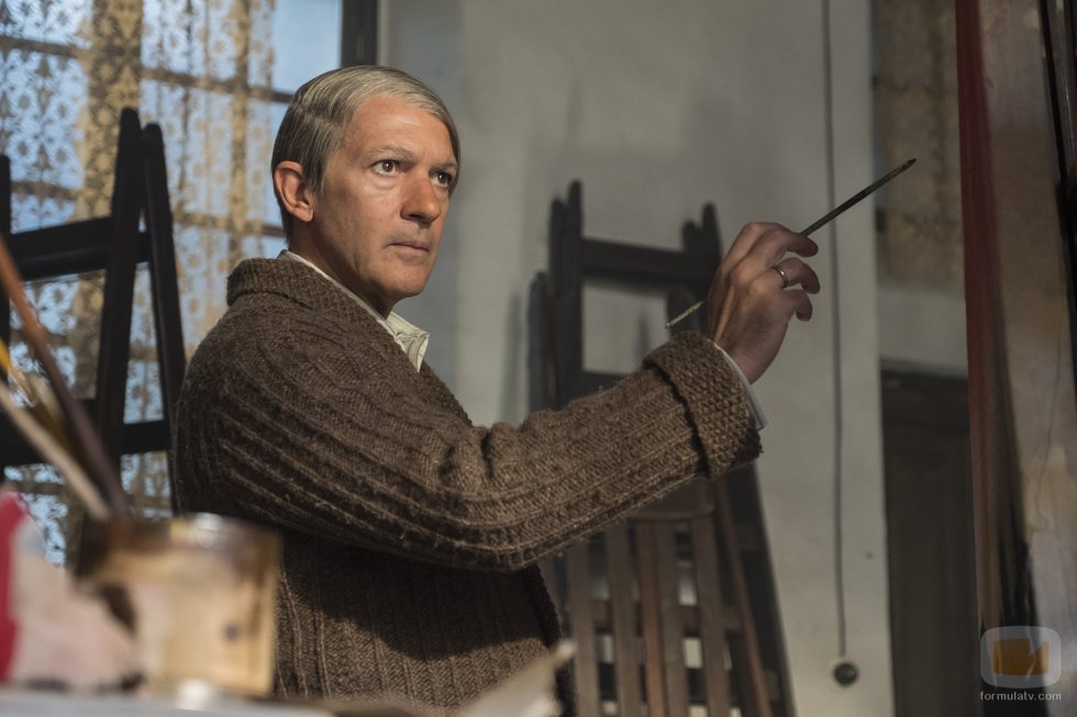 Antonio Banderas pintando como Picasso en 'Genius'