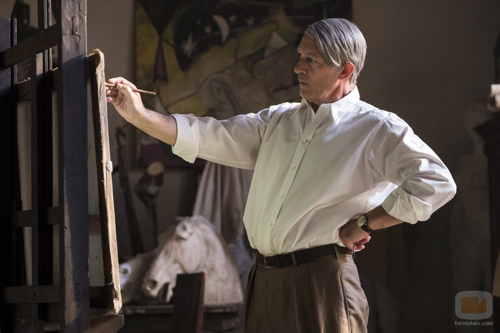 Pablo Picasso pinta en la segunda temporada de 'Genius'