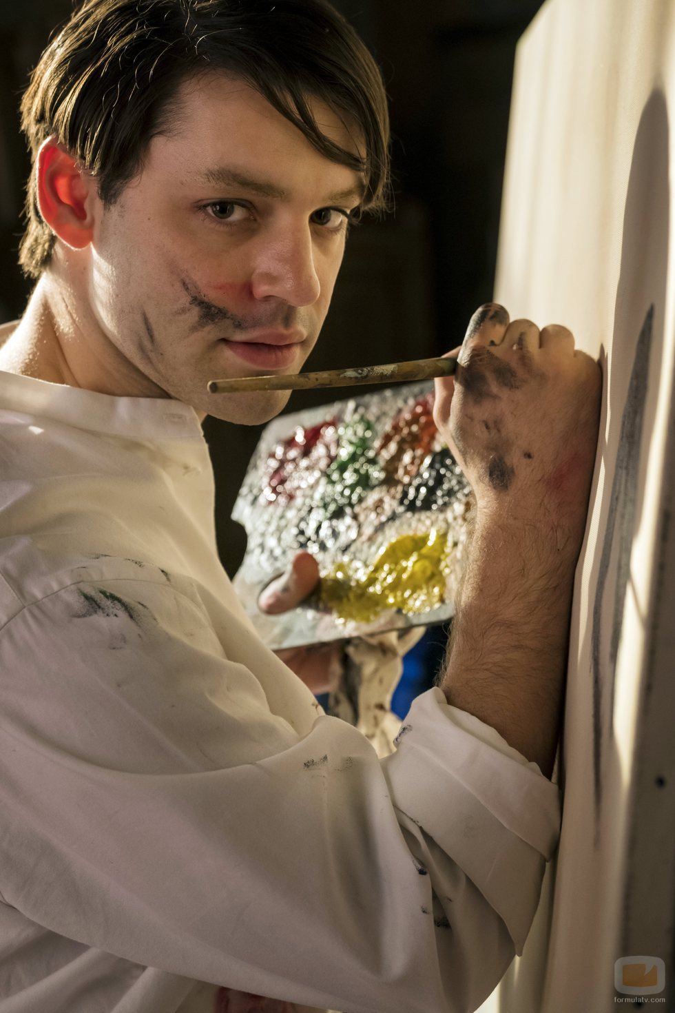 Alex Rich como Picasso en la imagen promocional de 'Genius'