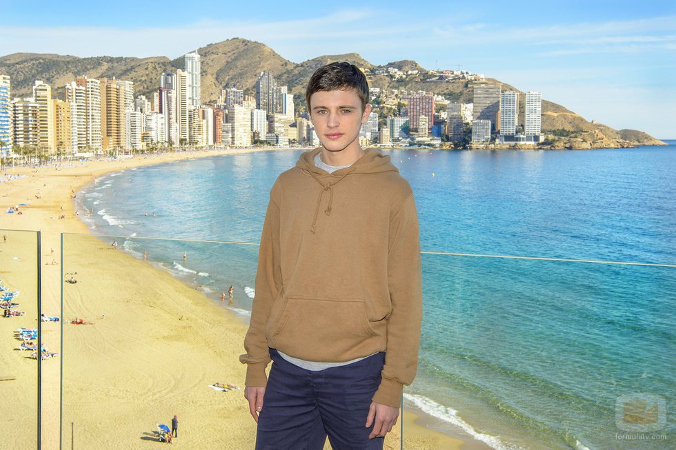 Iván Pellicer en el rodaje de 'Fugitiva'