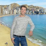 José Manuel Poga, Tobias en 'Fugitiva', en el rodaje de la serie