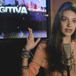 Ana Guerra en la grabación de la sintonía de cabecera de 'Fugitiva'