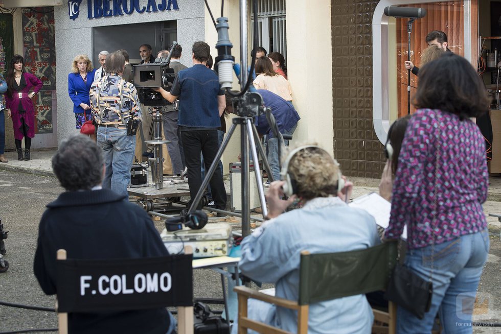 Rodaje de "La vida alegre" en el noveno episodio de la temporada 19 de 'Cuéntame cómo pasó'