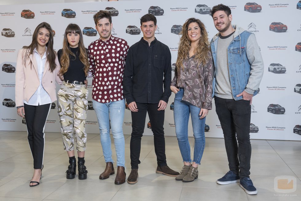 Algunos de los concursantes de 'OT 2017' , nuevos embajadores de Citröen