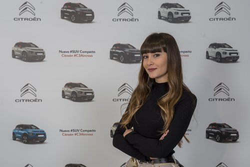 Aitana, 'OT 2017', en la presentación de  Citröen