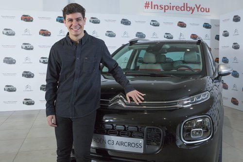 Alfred, 'OT 2017',  en la presentación del nuevo vehículo de Citröen