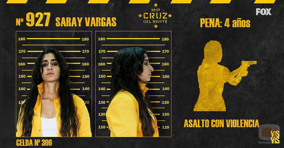 Ficha policial de Saray en 'Vis a vis'